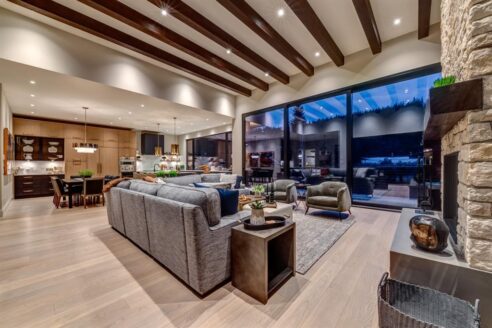 7313 Toni Sailer Lane intrior and exterior views for David Nagel Real Estate.