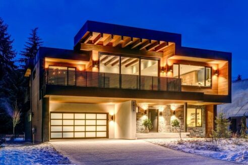 7313 Toni Sailer Lane intrior and exterior views for David Nagel Real Estate.