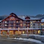 Intrawest's 'Legends' property in Whistler Creekside in winter.