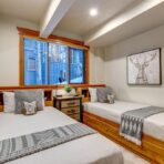 6361 Fairway Drive, interior and exterior views of this luxury log home.