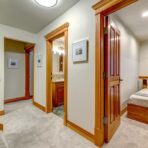 6361 Fairway Drive, interior and exterior views of this luxury log home.