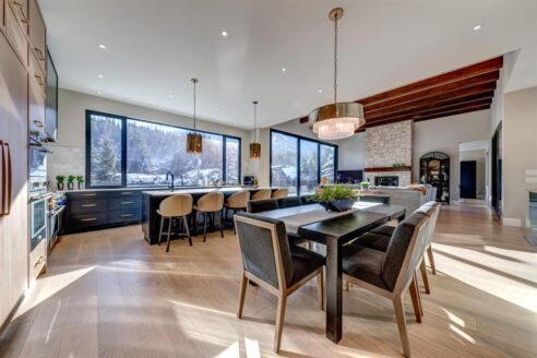 7313 Toni Sailer Lane interior and exterior views for David Nagel Real Estate.