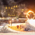 Fire and Ice show on New Years eve