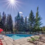 Exterior and common area views; 4749 Spearhead Drive, Wildwood Lodge.
