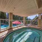 Exterior and common area views; 4749 Spearhead Drive, Wildwood Lodge.